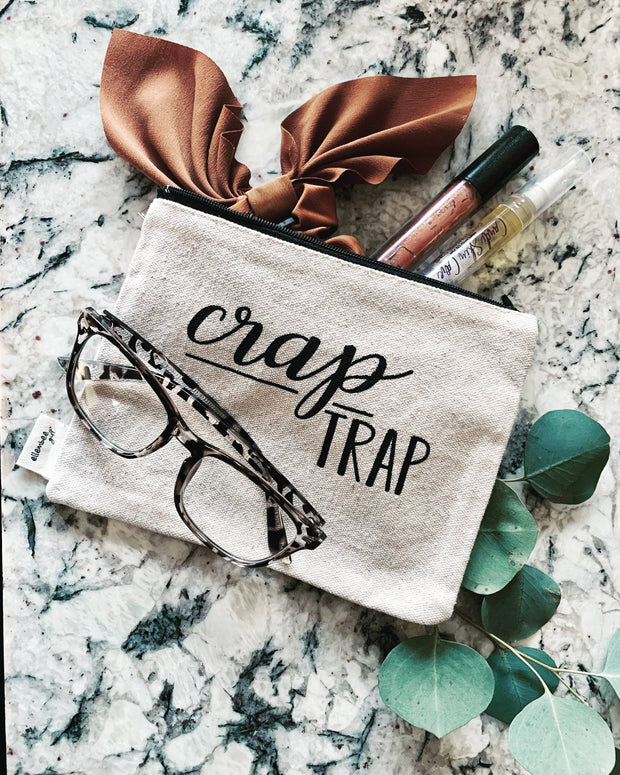 Zipper Pouch – “Crap Trap” Edition