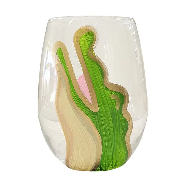 Bayou Gator Wine Glass