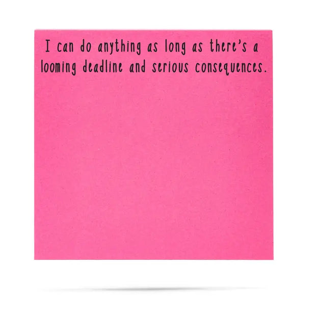 Funny Sticky Notes – “Deadline” Edition