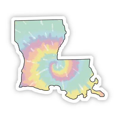 Louisiana Tie-Dye – Vinyl Sticker