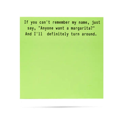 Funny Sticky Notes – “Margarita” Edition
