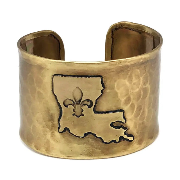 Antique Brass Adjustable Cuff - LA FDL