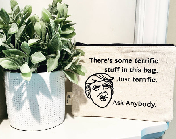 Zipper Pouch – “Terrific Stuff” Edition