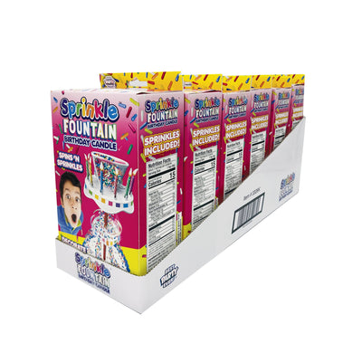 Sprinkle Fountain Birthday Candles