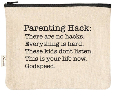 Zipper Pouch – “Parenting Hack” Edition