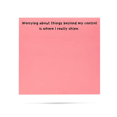Funny Sticky Notes – “Worry” Edition