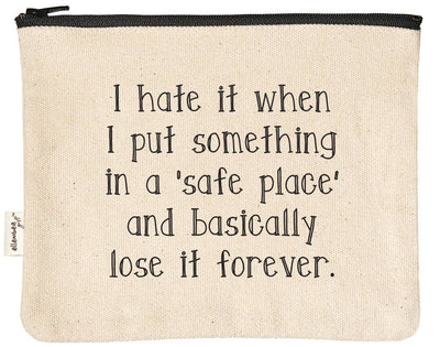 Zipper Pouch – “Safe Place” Edition