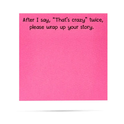 Funny Sticky Notes – “That’s Crazy” Edition