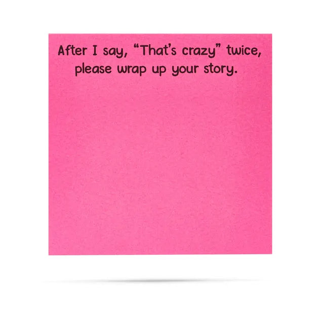 Funny Sticky Notes – “That’s Crazy” Edition