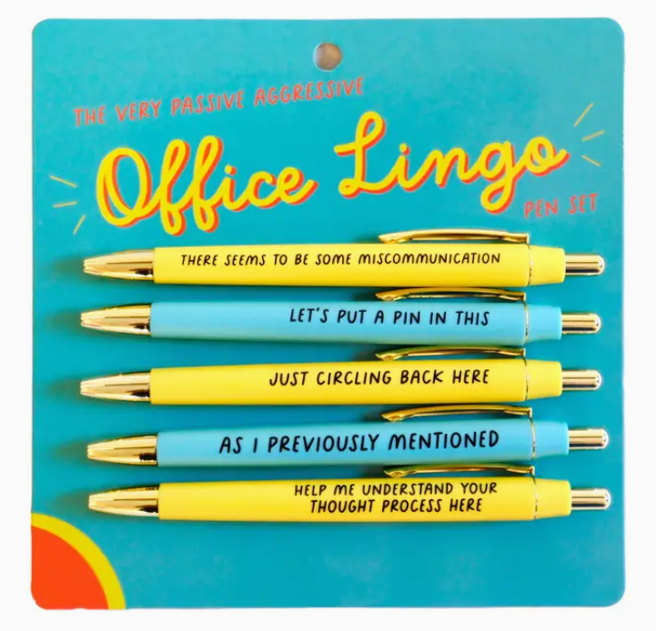 Office Lingo Pen Set Office Lingo Pen Set