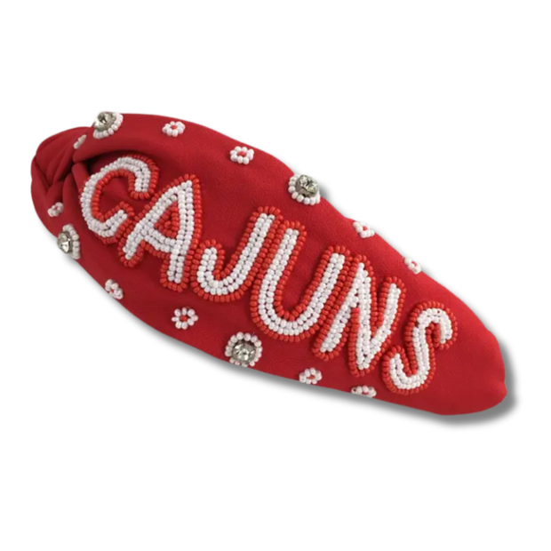 Cajuns Bead Knot Headband