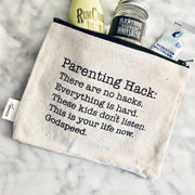 Zipper Pouch – “Parenting Hack” Edition