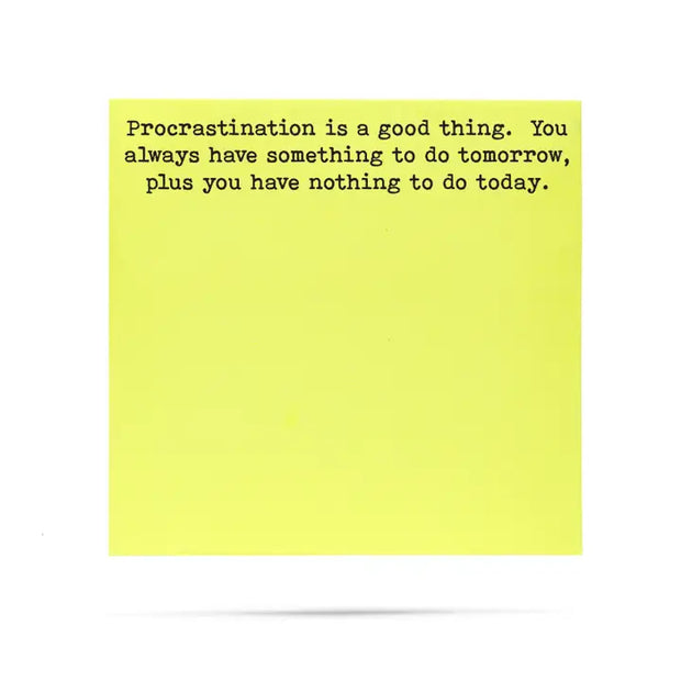 Funny Sticky Notes – “Procrastination” Edition