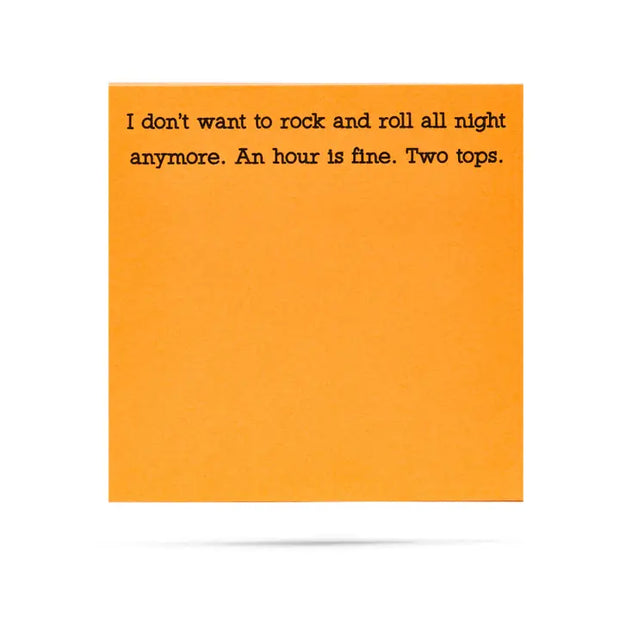 Funny Sticky Notes – “Rock and Roll” Edition