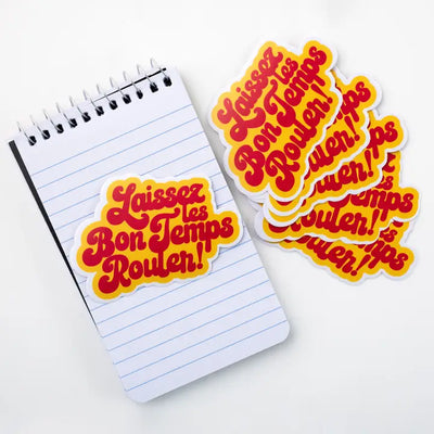 Laissez Bon Temp Rouler Sticker