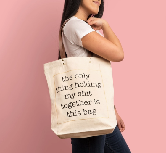 Holding My Shit Together Tote Bag