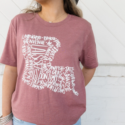 Louisiana Words T-Shirt